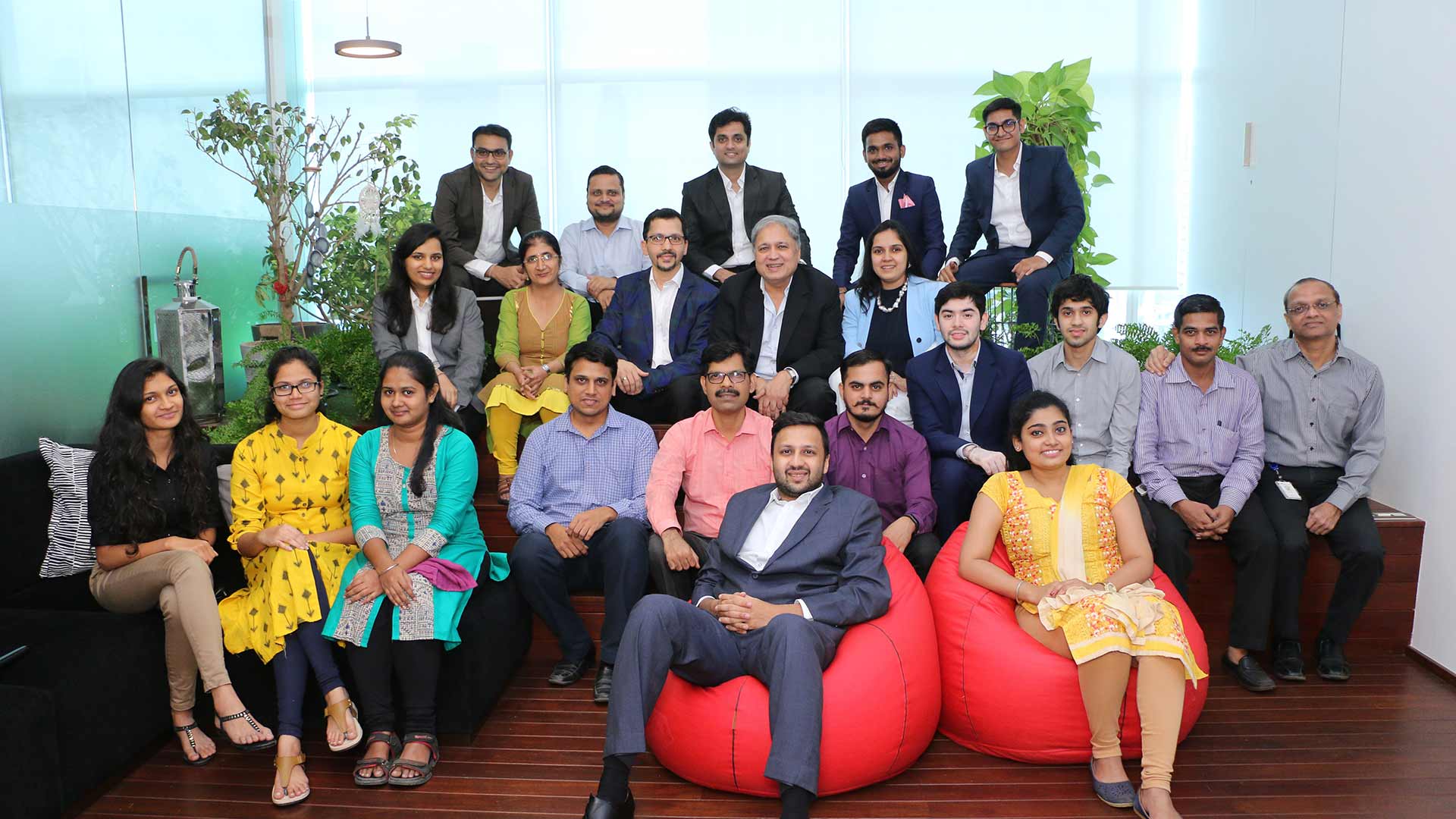 The Moneybee team at the Mumbai office
